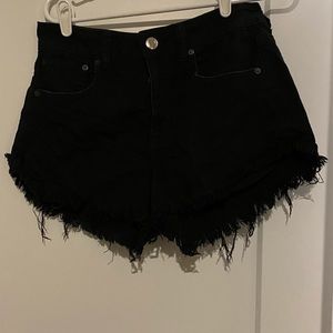American Eagle High Waisted Jean Shorts